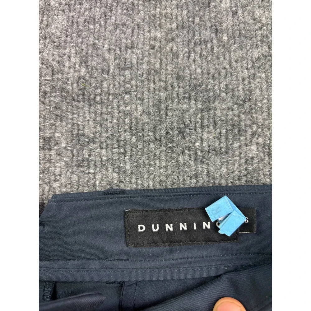 Dunning Golf Shorts Mens 36 Navy Blue Performance Stretch Flat Front